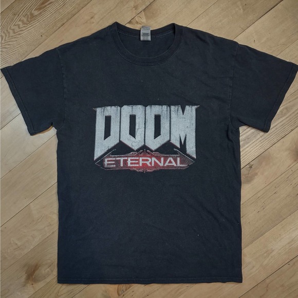 bethesda Other - Doom Eternal video graphic Tee M gilden Bethesda Xbox PlayStation